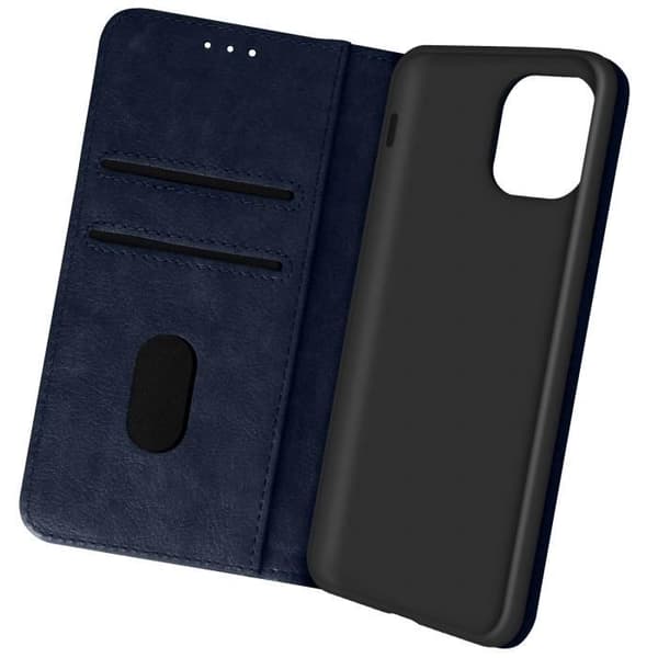 Cover - AVIZAR - iPhone 13 - Klap Wallet - Videostand - Blå Blå