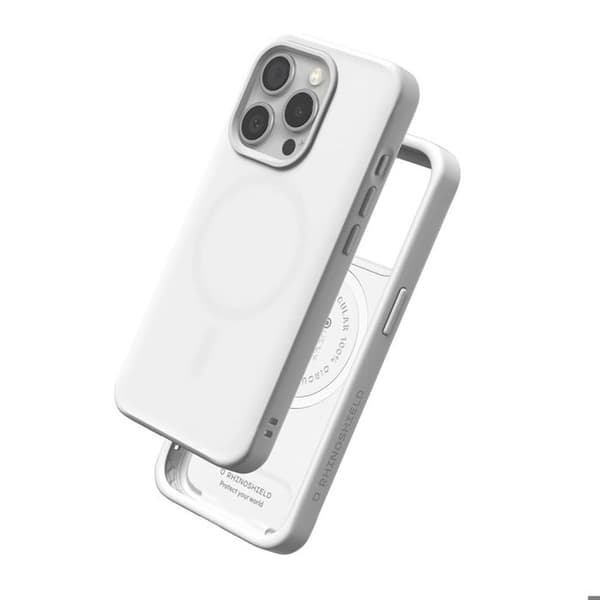 iPhone 15 Pro SolidX Ultra-holdbar Rhinoshield Hvid Cover Vit