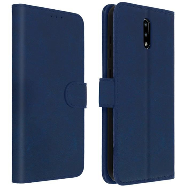 Étui til Nokia 2.3 - AVIZAR - Klap Wallet - Mørkeblå Blå