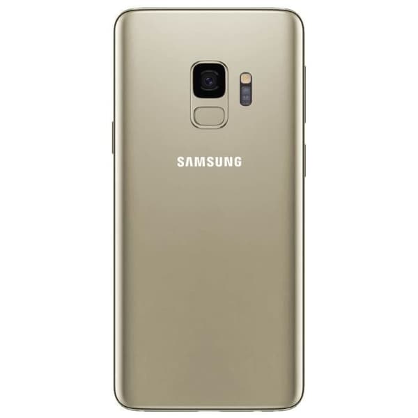 Battericover - Samsung - Galaxy S9 - Bagpanel - Gul guld farve - 20 g guldgul