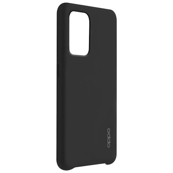 Coque - OPPO - A94 5G - Stift Silikone Soft Touch - Sort - Beskyttelse mod Stød og Ridsen Svart