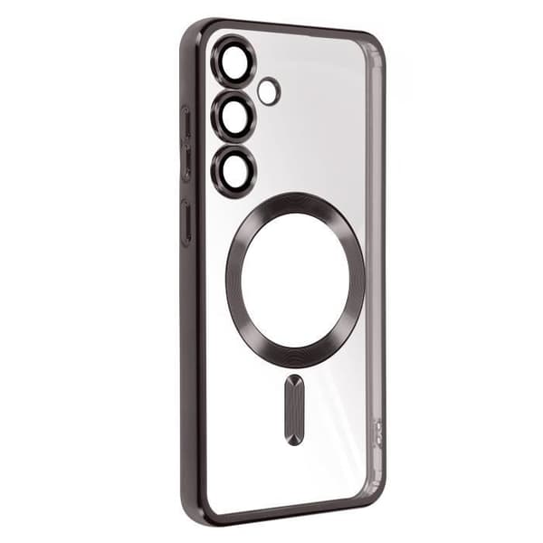 Coque - Samsung - Galaxy S24 - Silikone - Kamera Beskyttelse - MagSafe Sort Svart
