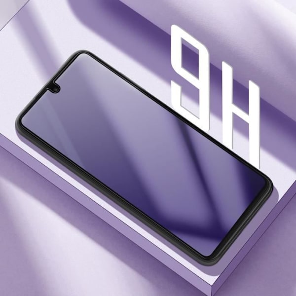 Skærmbeskytter - AVIZAR - Xiaomi Redmi Note 10/10s - Hærdet glas - Anti-blåt lys - 9H hårdhed Svart