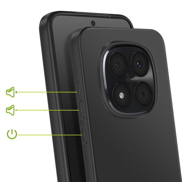 Silicone Cover til Redmi Note 15 Pro 5G Stødabsorberende Mayaxess Sort Svart
