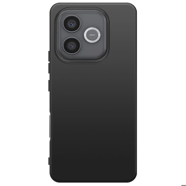 Cover til Honor 600 Lite Blød Silikonebeskyttelse Mayaxess Sort Svart