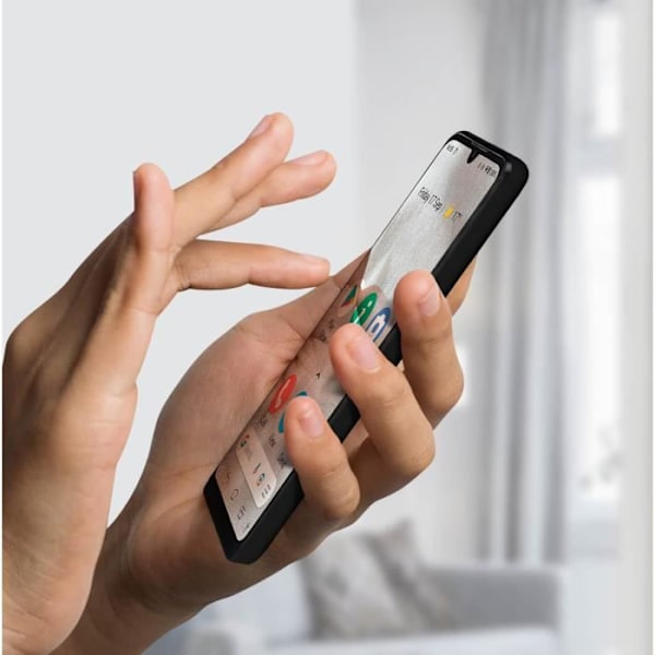 Hærdet glas - DORO - 8100 - 9H hårdhed - Anti-fingeraftryk - Ultratynd sort Transparent