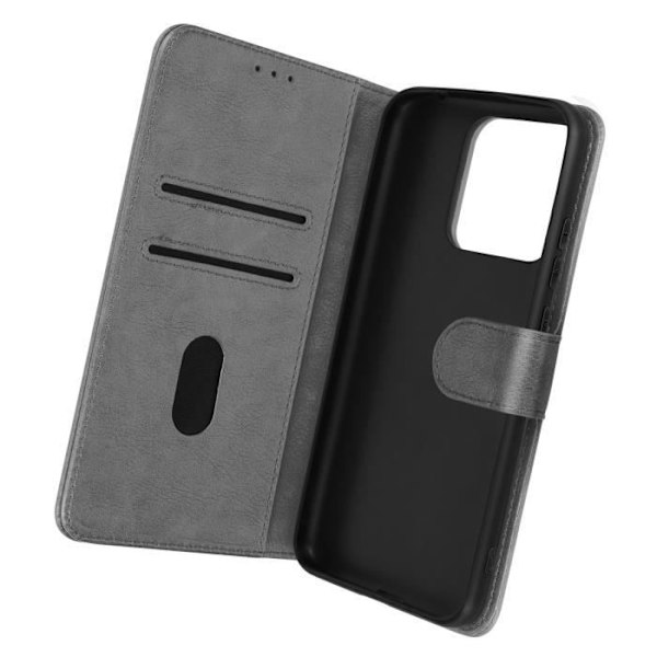 Xiaomi Redmi 10A Fodral - AVIZAR - Plånboksfodral - Videostödfunktion - Grå grå