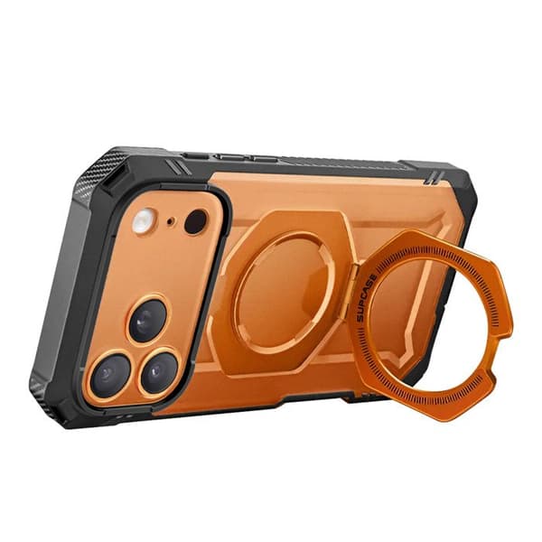 Coque Intégrale til iPhone 17 Pro MagSafe Serie Unicorn Beetle Grip Pro Supcase Orange Apelsin