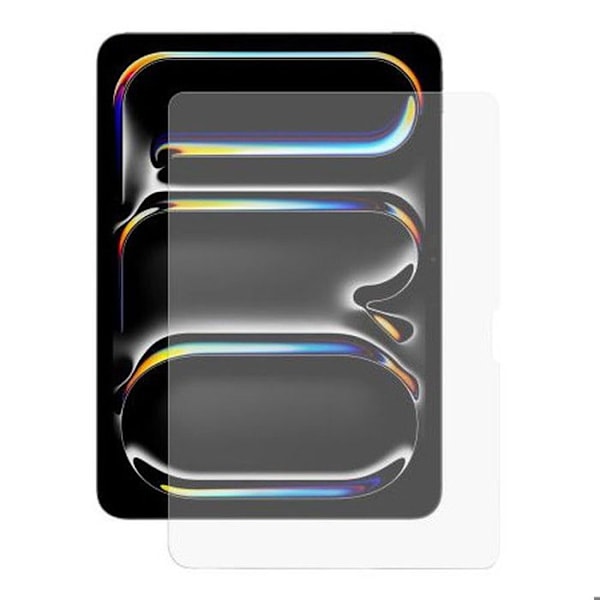 Skärmskydd för iPad Pro 13" M4 2024 Serie Polybag i Härdat Glas 9H MW Transparent Transparent