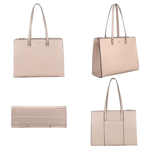 Tote Bag i Syntetisk Læder til Kvinder Gallantry Taupe Beige