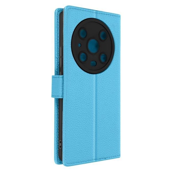 Honor Magic4 Pro Flip Wallet Stand Video Cover Blå