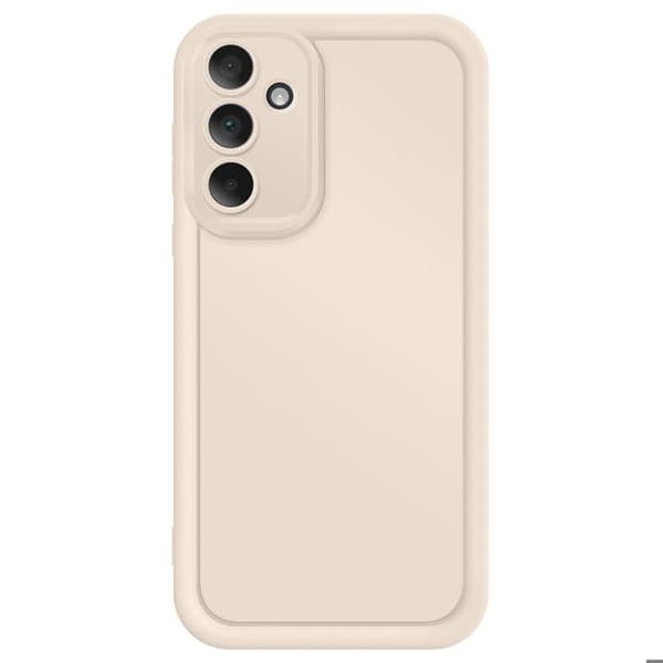 Coque - Samsung - Galaxy A35 - Silikone Blød - Soft Touch - Kamera Beskyttelse Beige