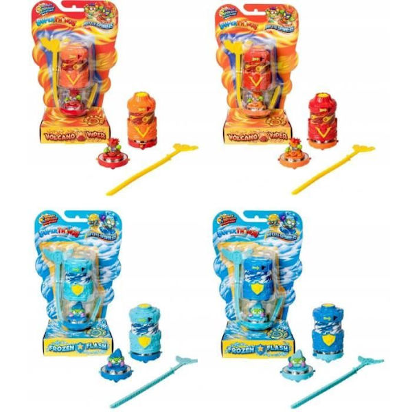 SuperThings Battle Spinners med exklusiv figur - vinn en episk strid Flerfärgad