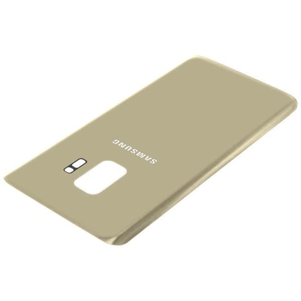 Battericover - Samsung - Galaxy S9 - Bagpanel - Gul guld farve - 20 g guldgul