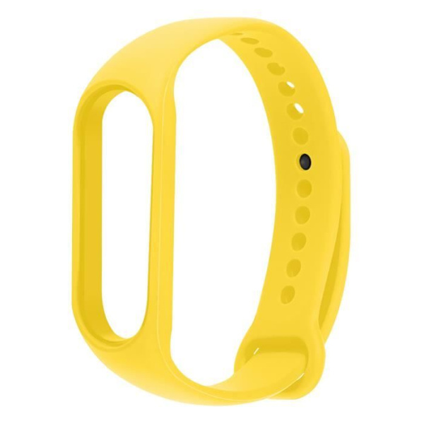 AVIZAR Armband för Xiaomi Mi Band 5/6/7 - Gul - Silikon Soft Touch Vattentätt Gul