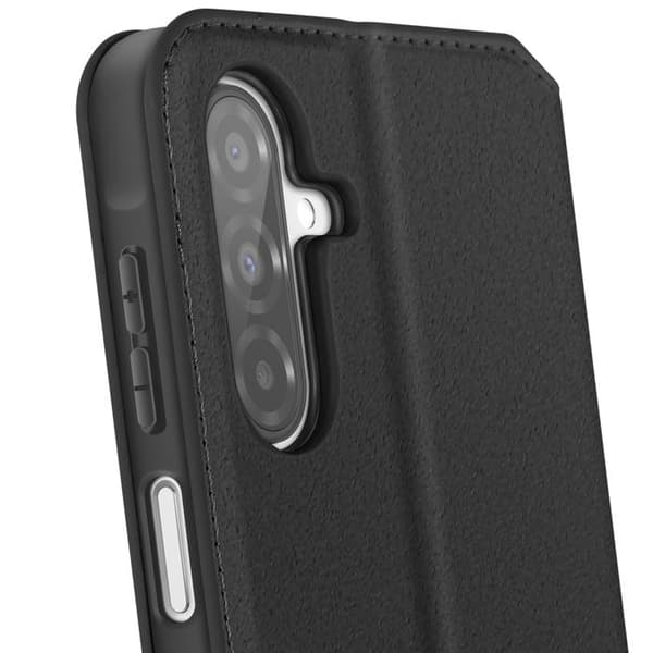 Etui för Samsung Galaxy A26 - Classic Edition - Svart - Magnetisk Lock - Videostöd Svart