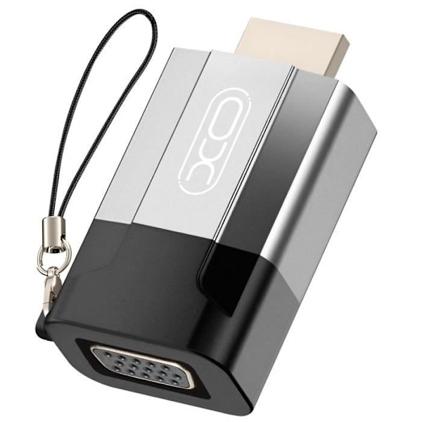 HDMI hane till VGA hona videoadapter 1080p upplösning XO grå