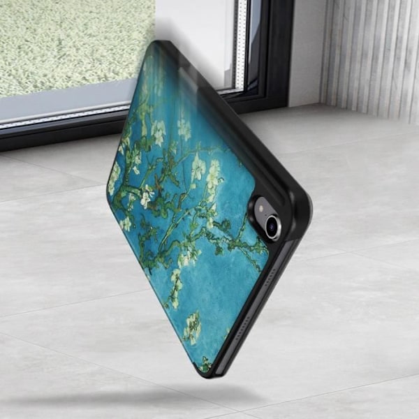 iPad Mini 2021-fodral - Van Gogh - Blommor - Grön - Multiposition - Heltäckande skydd Grön