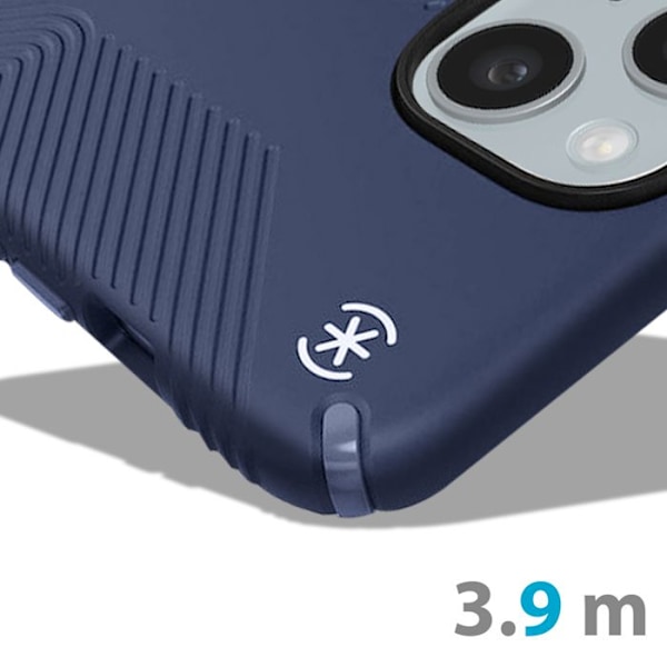 iPhone 15 Plus Fodral Presidio2 Grip Clicklock Speck Blue Blå