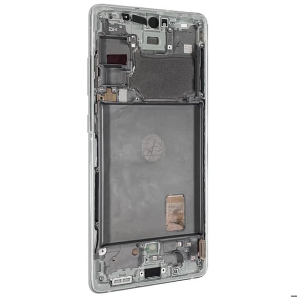LCD-skærm - SAMSUNG - Galaxy S20 FE 4G - Original - Hvid - 100% funktionel Vit