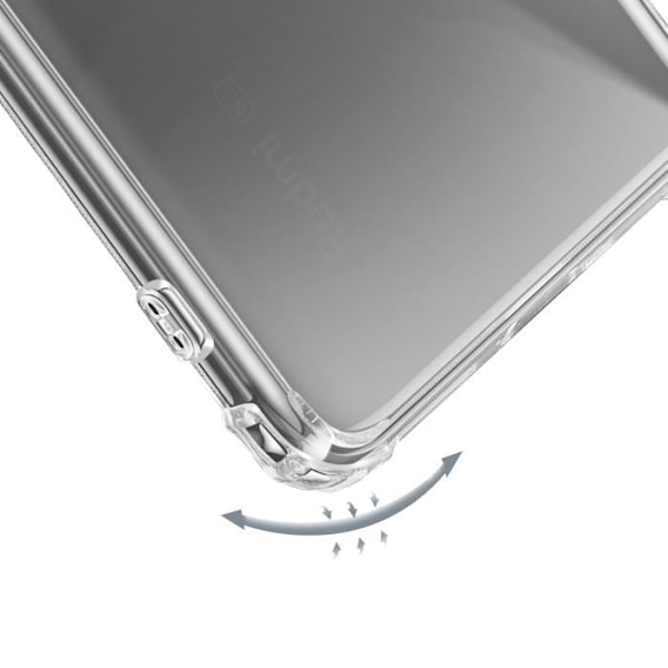Kotelos Xiaomi Redmi Note 14 Pro ja 14 Pro Plus Vahvistetut Kulmat Läpinäkyvä Transparent