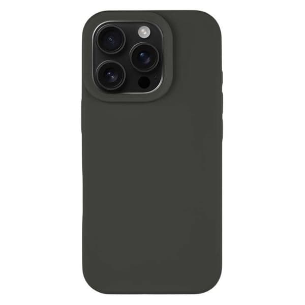 MagSafe-skal för iPhone 16 Pro i silikon, Velvet Smoothie Tactical, mörkgrå Grå