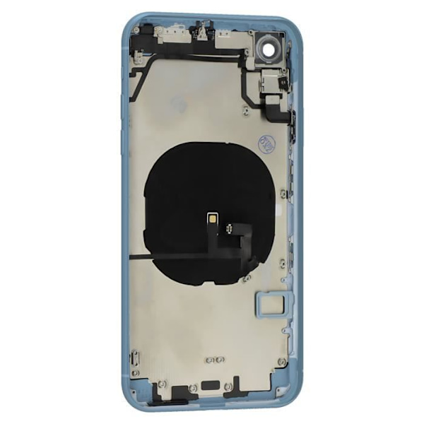 Komplett chassi för iPhone XR - AVIZAR - Blå - Centralram och bakruta Blå