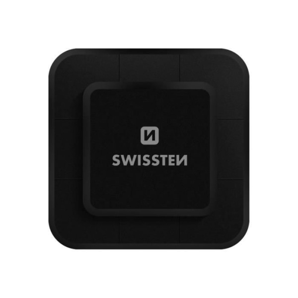 Smartphone Adapter för Easy Lock Support Adhesive Fixing 3M Swissten Black