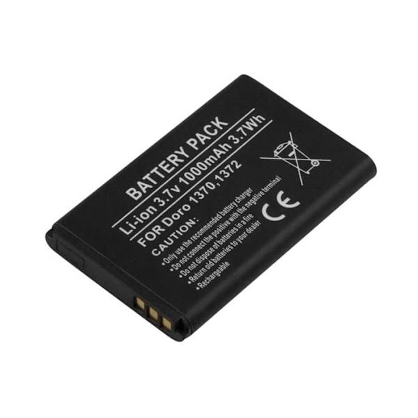Ersättningsbatteri för Doro 1370 / 1372 Li-ion 3,7V 1000mAh 3,7Wh