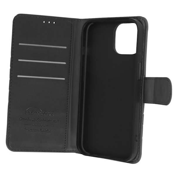 iPhone 15 Fodral - AVIZAR - Geo Black Collection - Fullständigt skydd - Quiltad Rhombic Design Svart