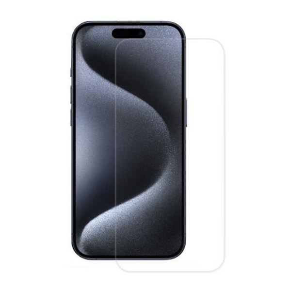 Skärmskydd Glas för iPhone 15 Pro Max LÄTT GLAS STANDARD MW Transparent