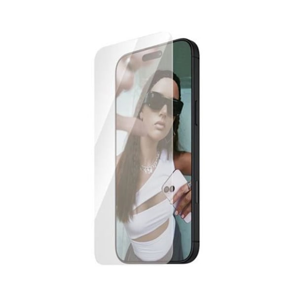 Glas til iPhone 16 Pro Max Ultra-Wide Fit Anti-ridse og stødsikkert Panzer Glas Transparent Transparent