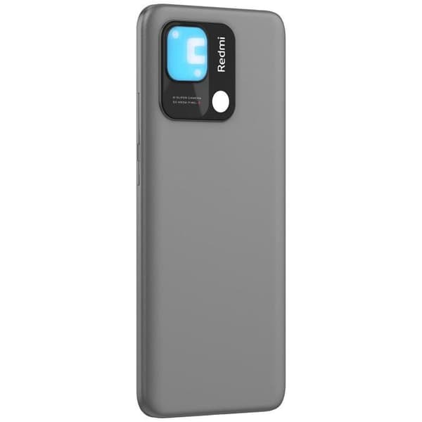 Batteri-cach - Xiaomi Redmi 10C - Original - Grå - Enkelt att installera Grå