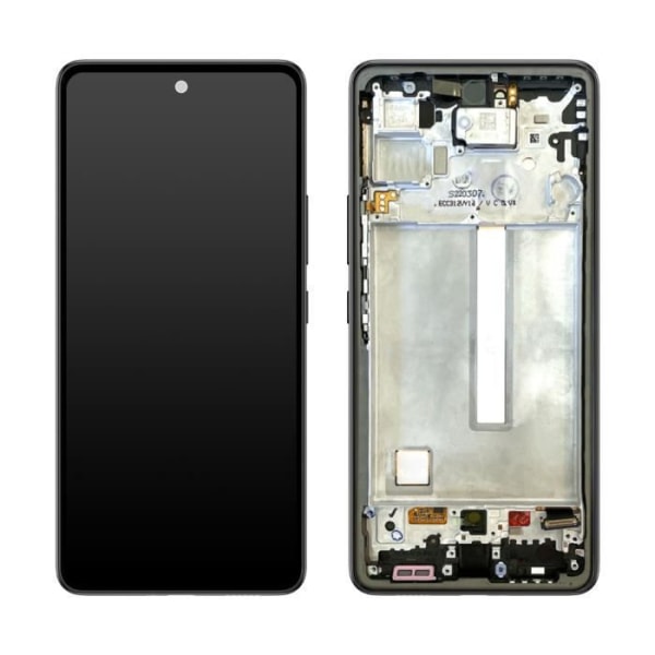 Samsung Galaxy A53 5G Komplet blok LCD-skærm Touch Glas Original Samsung sort