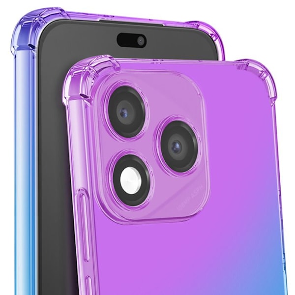 Coque til Honor 400 Lite Blød med Forstærkede Hjørner Gradient Design Enkay Blå