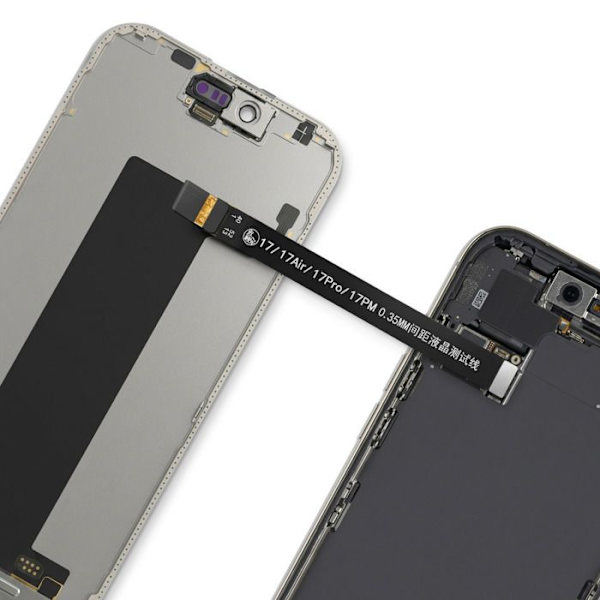 Testskærm LCD til iPhone Air Hurtig Diagnose Sort Svart