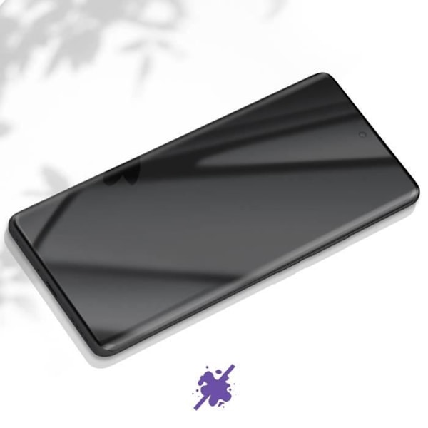 Beskyttelsesfilm - AVIZAR - Hærdet glas - Realme 11 Pro 5G - 9H hårdhed - buet sort Svart