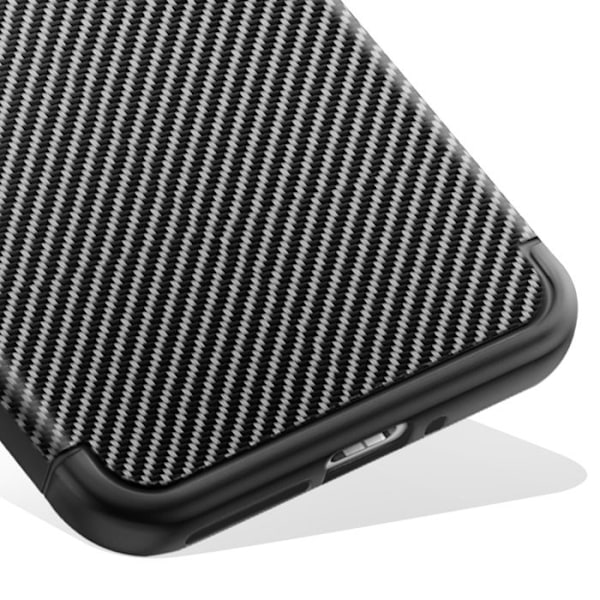 Coque Carbone för Xiaomi 15 Pro Silikon Stöttålig Rutschfri Svart Svart