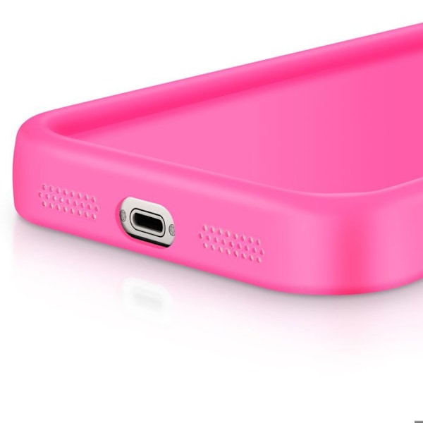 Cover til iPhone SE 2022 / 2020, 8 / 7 Silikone Hævede Kanter Fuchsia Rosa