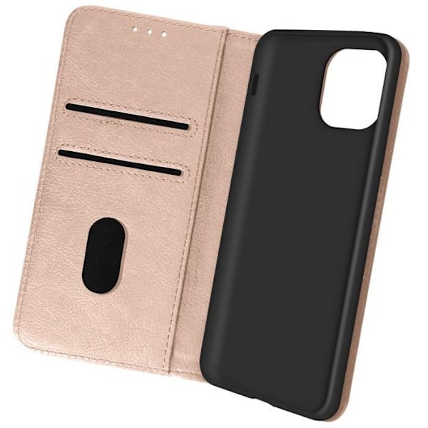 iPhone 13 Mini Case - AVIZAR - Chesterfield - Lompakko - Videotuki - Vaaleanpunainen Rosa