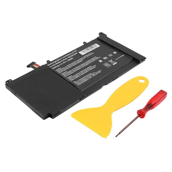 Batteri til bærbar PC - AVIZAR - R553LF - Li-Polymer 11.4V - 4200mAh - Sort Svart