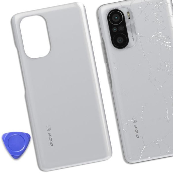 Udskiftningsglas bagtil til Xiaomi Mi 11i White Vit