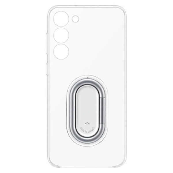 Fodral till Samsung S23 Plus Ringhållare Original Clear Gadget Transparent