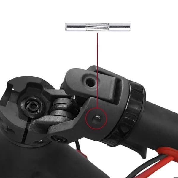 Goupille Lock Xiaomi Essential, M365, M365 Pro, Mi 3 ja Pro 2 Hopea Grå