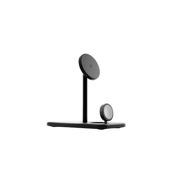 Qi2 Langaton Latauslaite - Twelve South - HiRise 3 Deluxe - MagSafe-yhteensopiva - 3-in-1 - Musta Svart