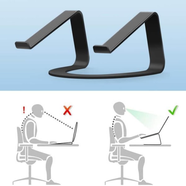 Supportbureau til MacBook Solid og Robust Twelve South Curve Sort Mat
