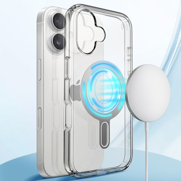 Coque MagSafe för iPhone 16 Plus Anti-drop 4m Presidio Perfect-Clear Speck Transparent Vit