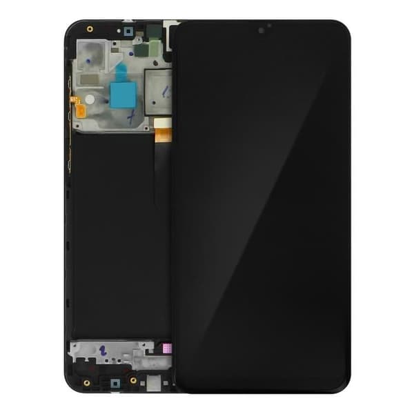 LCD-skærm - Samsung - Galaxy A10 - Touch - Kompatibel - Sort Svart