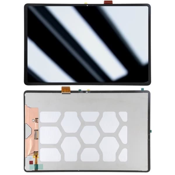 Komplet enhed til Samsung Galaxy Tab S7 FE LCD-skærm og Touch Glass Sort