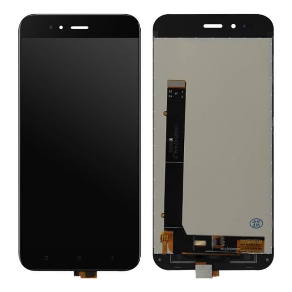 Komplett Block Xiaomi Mi A1 LCD-skärm och pekskärm Original Svart sort